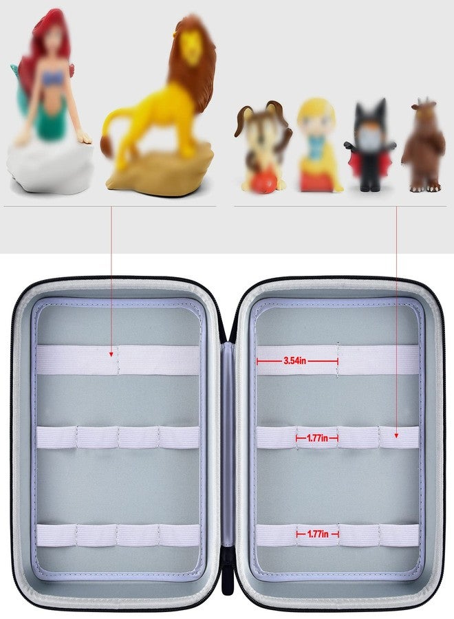 PAIYULE Case Compatible with Tonies Figures Audio Play Character, Figurine Storage Holder for TonieBox Characters for Kids, Toy Organizer Box (Bag Only)-Black - Image 3